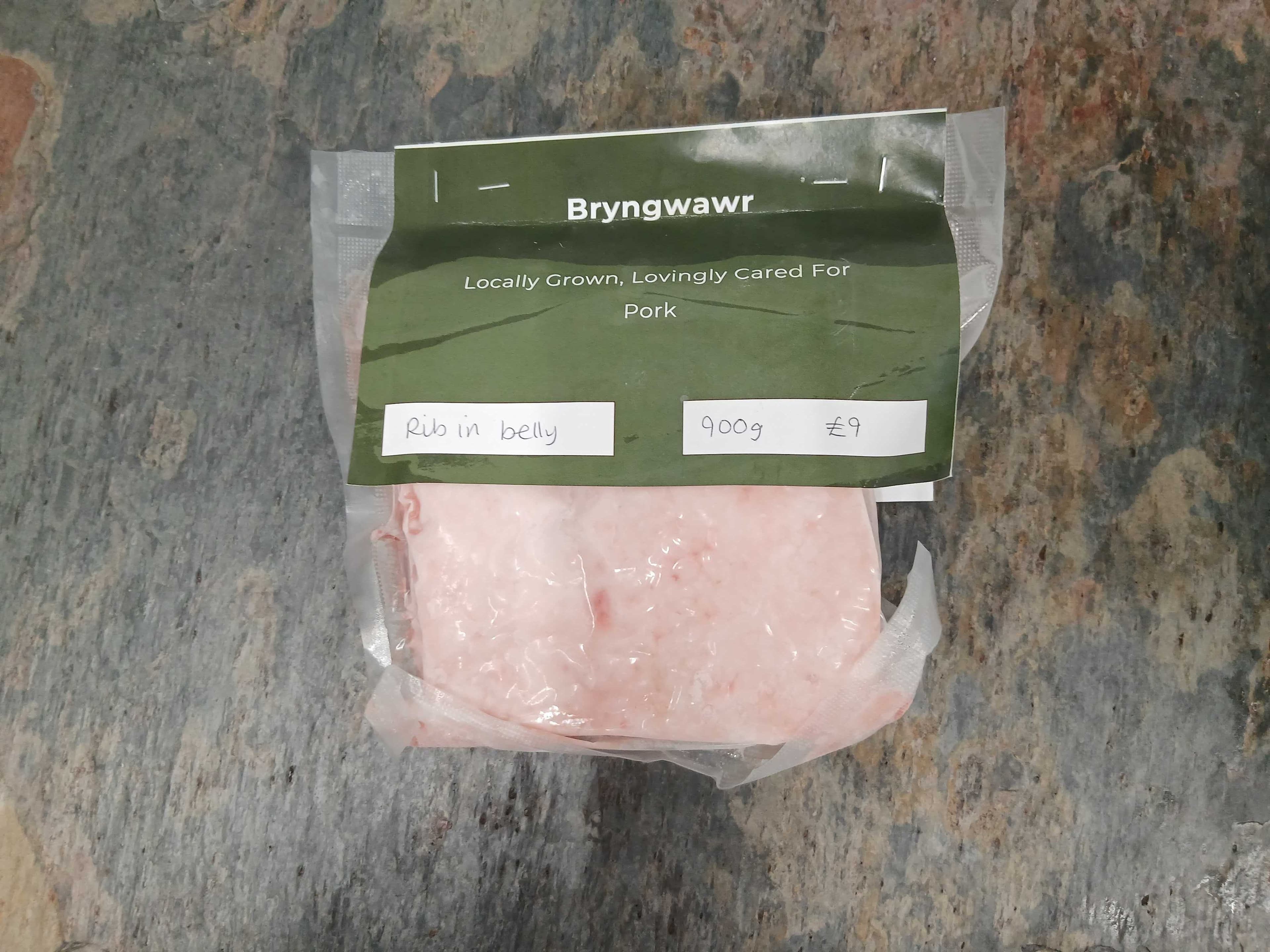 Pork Belly from Bryngwawr Farm in Carmarthen, Wales