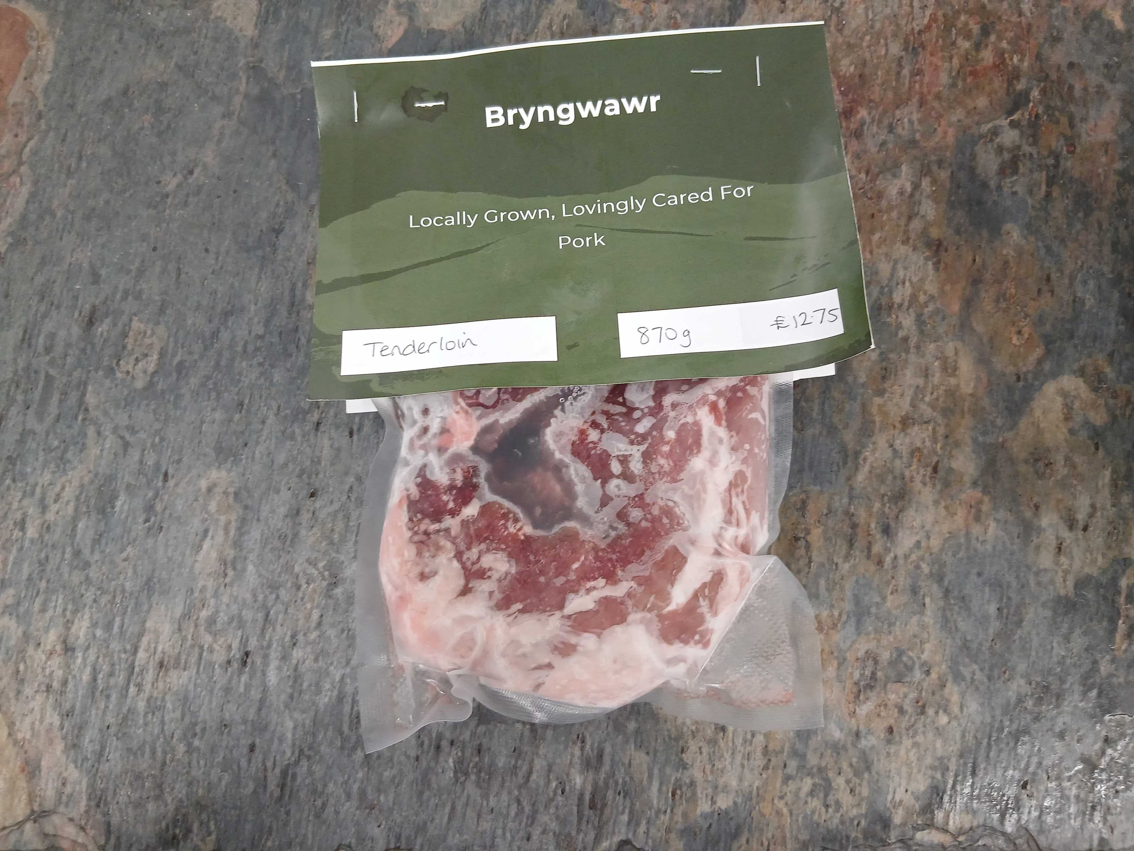 Pork Tenderloin from Bryngwawr Farm in Carmarthen, Wales
